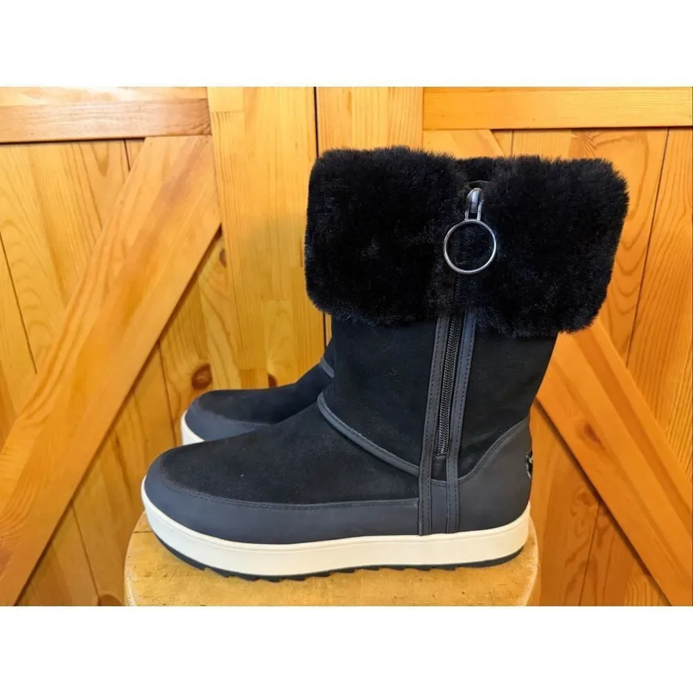 KOOLABURRA TYNLEE WOMEN TALL BOOTS BLACK US 10